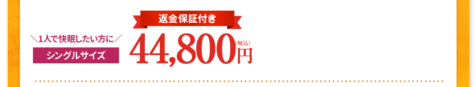 希望小売価格59,800円（税込）　2万円引き！→　39,800円（税込）［返金保証付き］